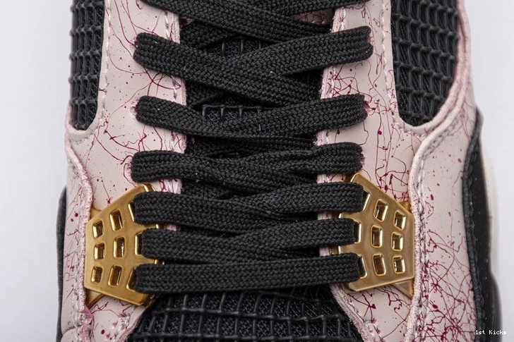 Retro AQ9129-601 Silt (W) Red  4 Jordan Splatter 1005